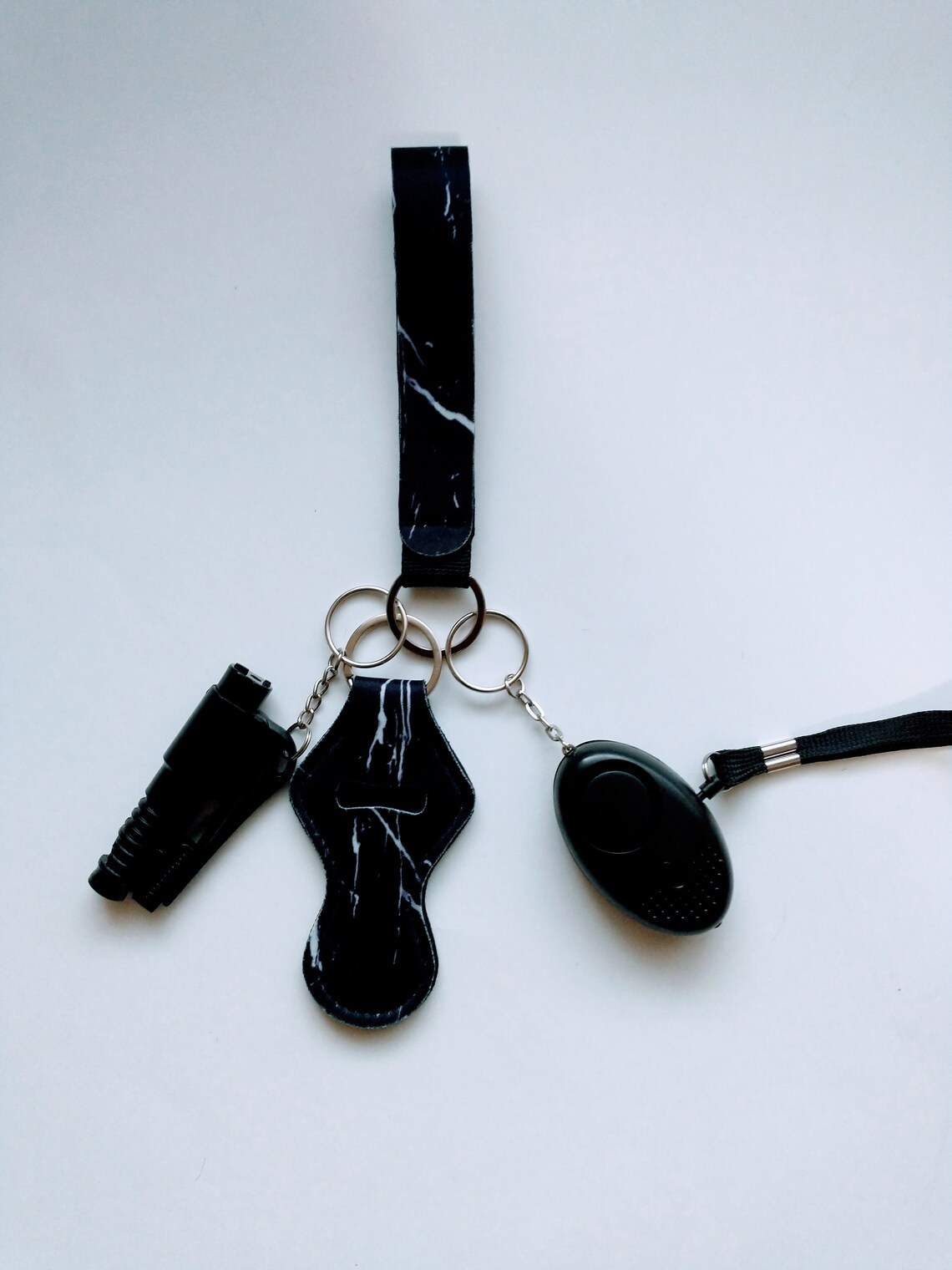 Key fob Keychain for college students Alarm keychain for Etsy