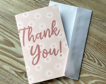 Thank You Floral Card