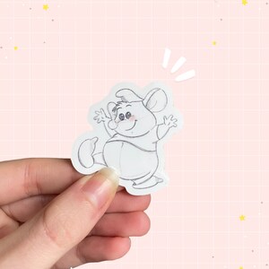 Sticker petite souris en vinyle