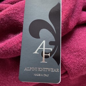 Roll Neck Draped Asymmetric Jumper by Alpini Knitwear immagine 17