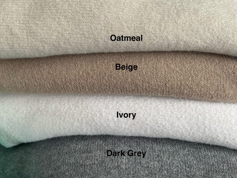 Fine Knit Draped Asymmetric Jumpers by Alpini Knitwear/Sugababe in 20 colours image 12