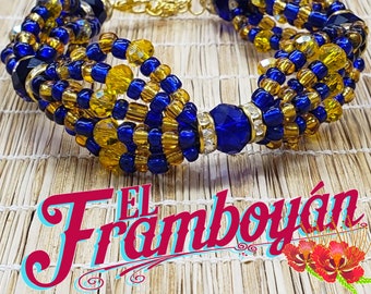Idde de Ochosi - Ilde de Ochosi de Cuentas - Pulsera de Santería Yoruba - Orisha Ochosi Beaded Bracelet -