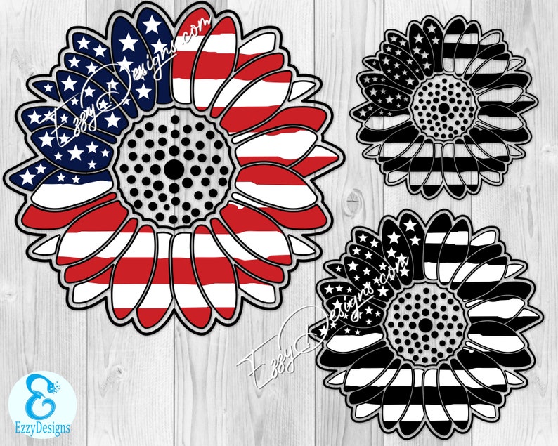 Download American sunflower Thin Blue Line svg thin blue line svg ...