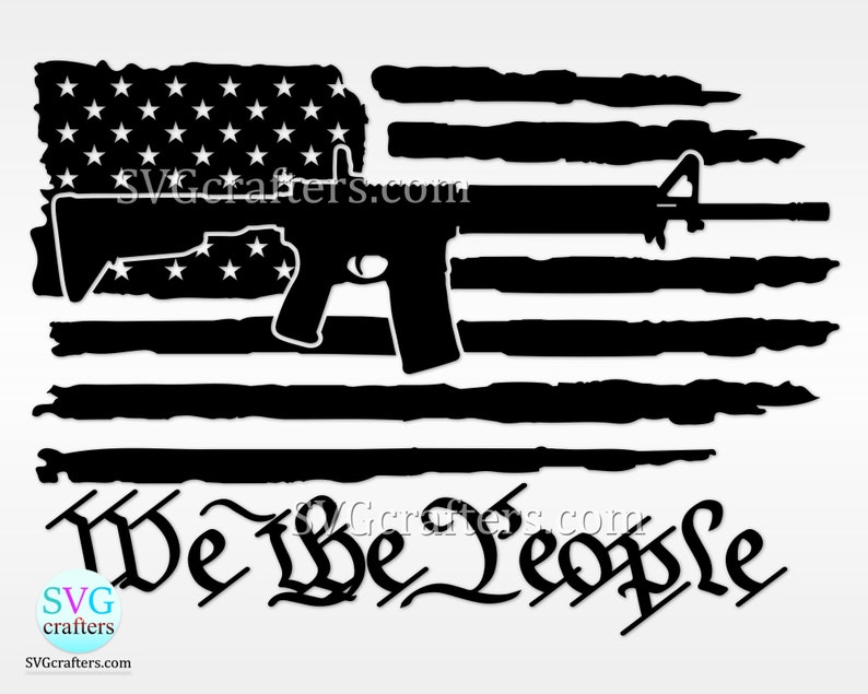 Download Gun svg American Flag made with Guns SVG gun flag svg flag ...