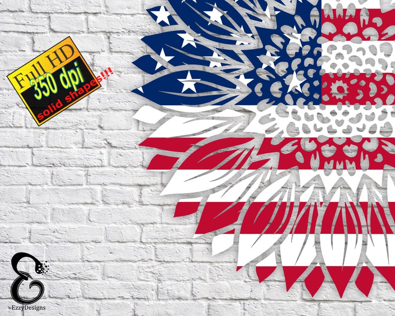 Free Free 331 Sunflower American Flag Svg Free SVG PNG EPS DXF File