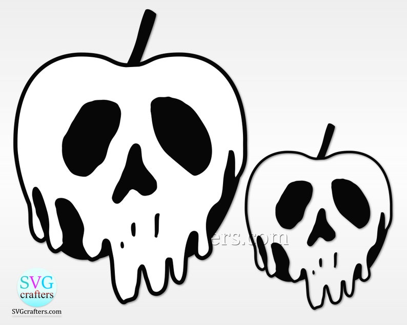 Download Poison apple svg snow white svg halloween svg apple svg | Etsy