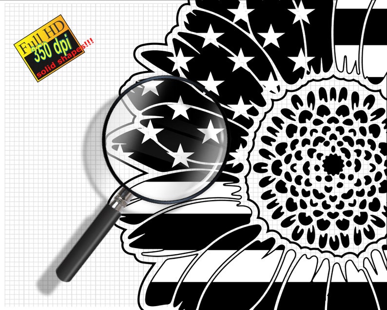 Download Patriotic sunflower svg american flag svg 4th of july svg ...