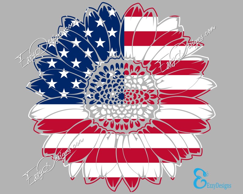 Free Free 119 Sunflower American Flag Svg SVG PNG EPS DXF File