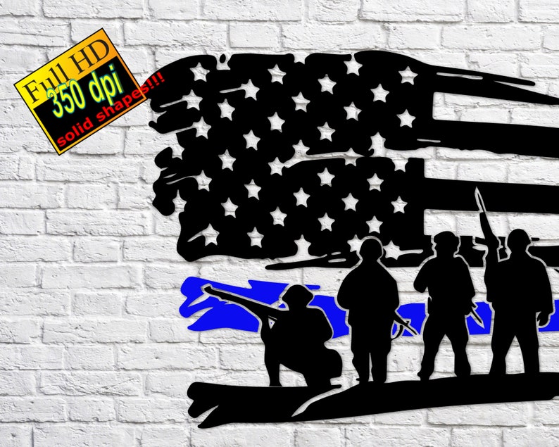 Download Police svg american distress flag svg American Flag Thin ...