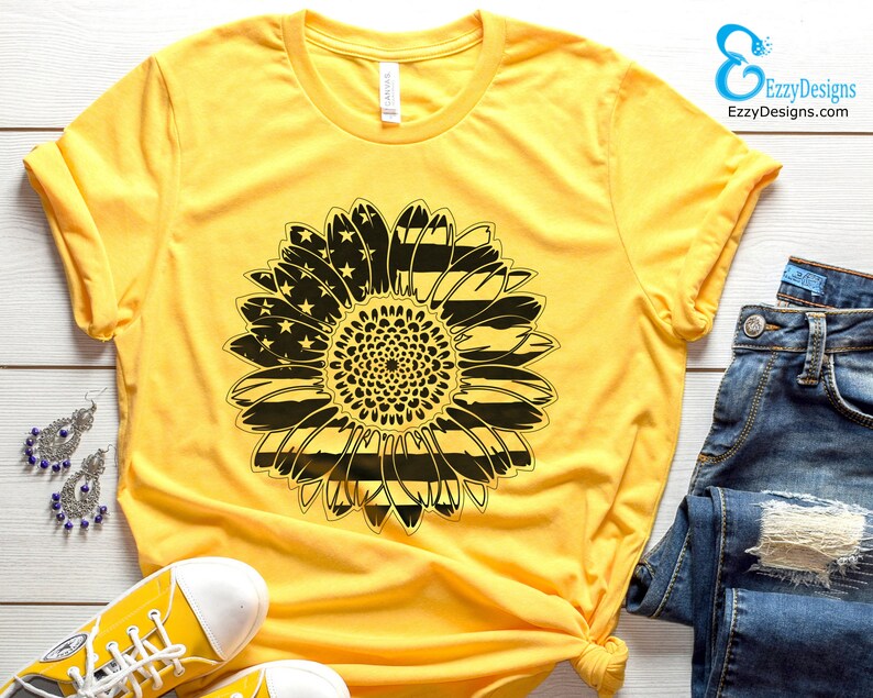 Free Free 151 Patriotic Sunflower Svg Free SVG PNG EPS DXF File