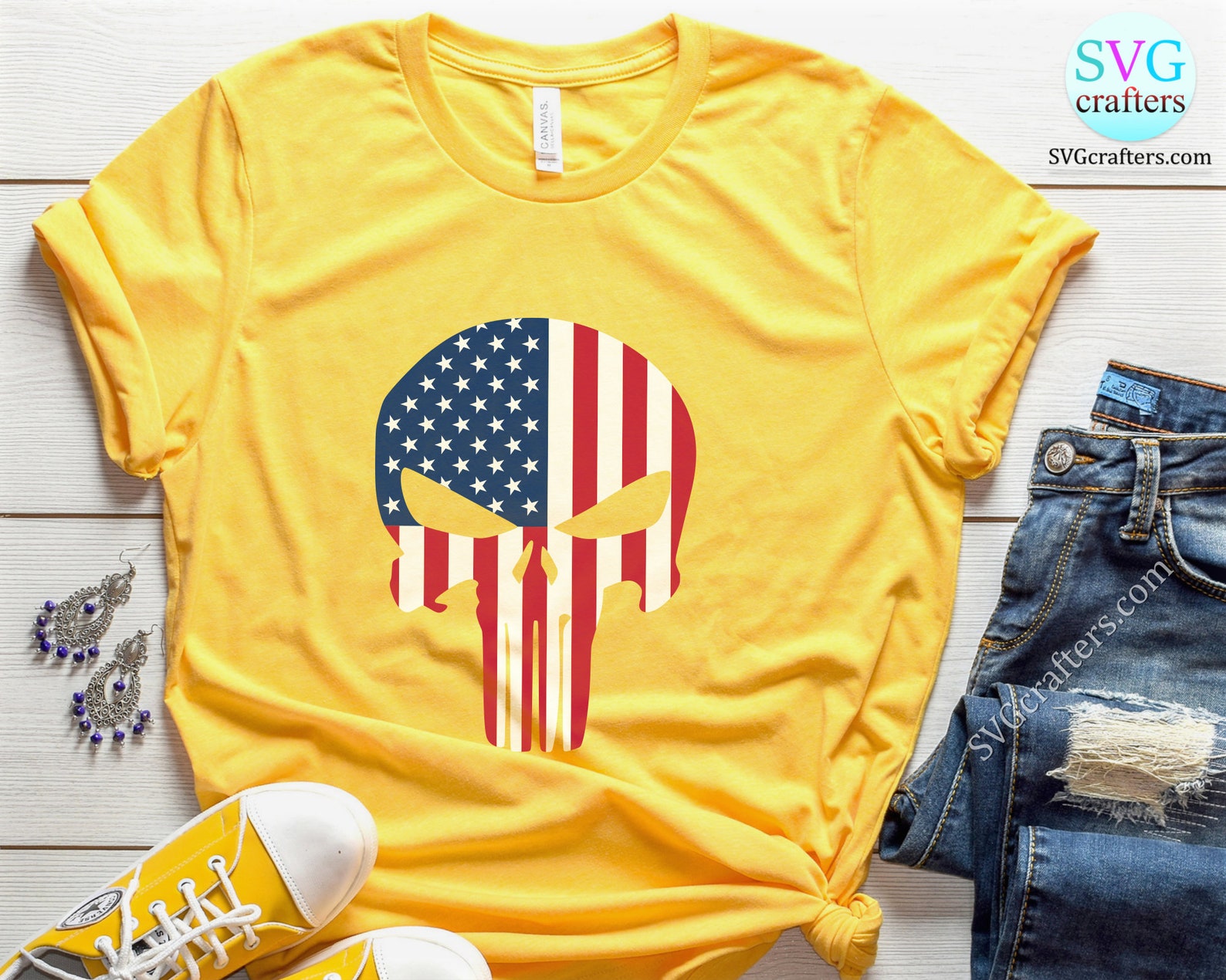 Download Punisher svg punisher skull svg american flag svg skull | Etsy