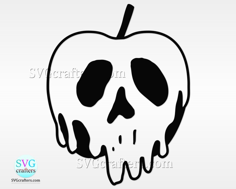 Download Poison apple svg snow white svg halloween svg apple svg | Etsy