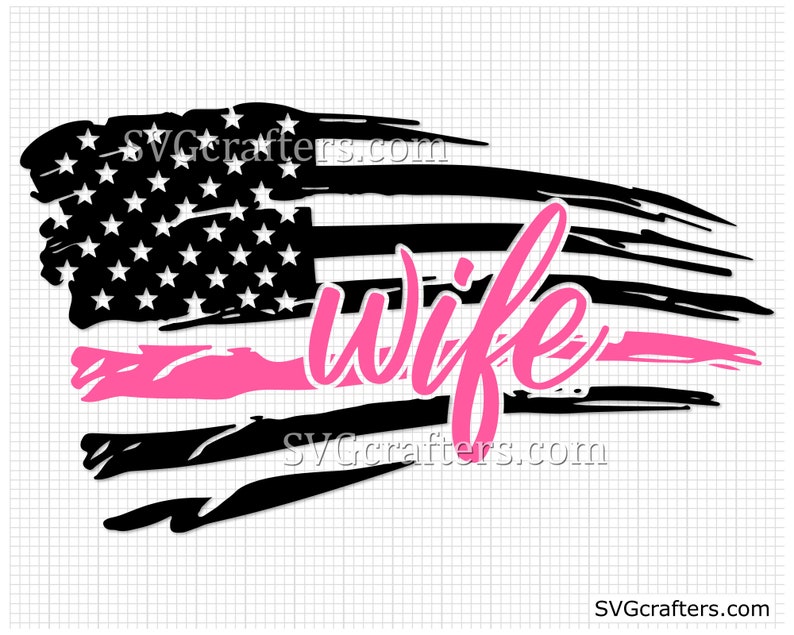 Download Layered American flag Thin Pink Line svg nursing svg ...