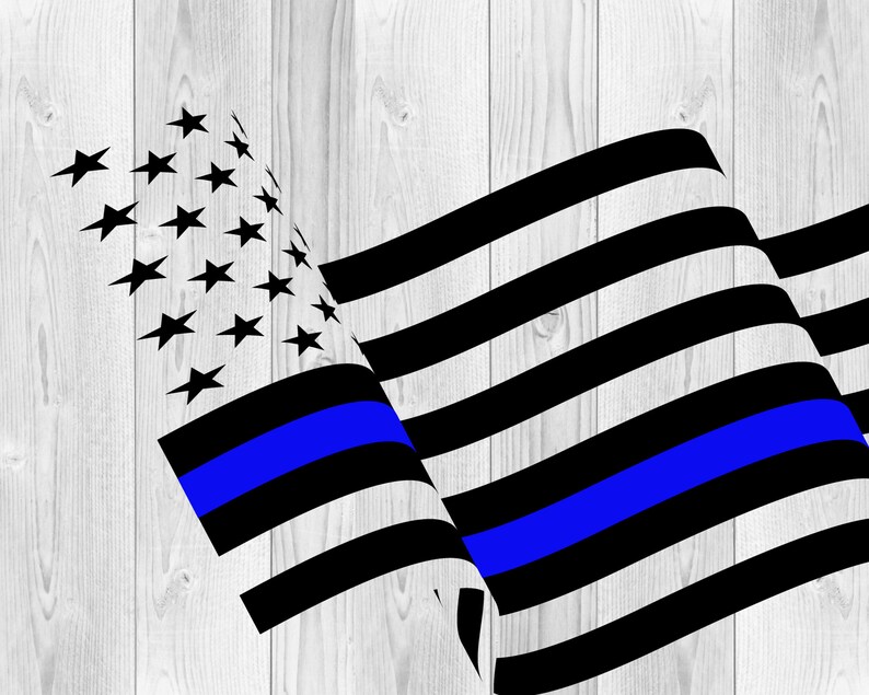 American Flag Svg Thin Blue Line Svg Patriotic Svg Police | Images and