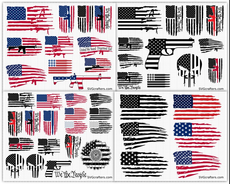 Free Free American Flag Rifle Svg 161 SVG PNG EPS DXF File