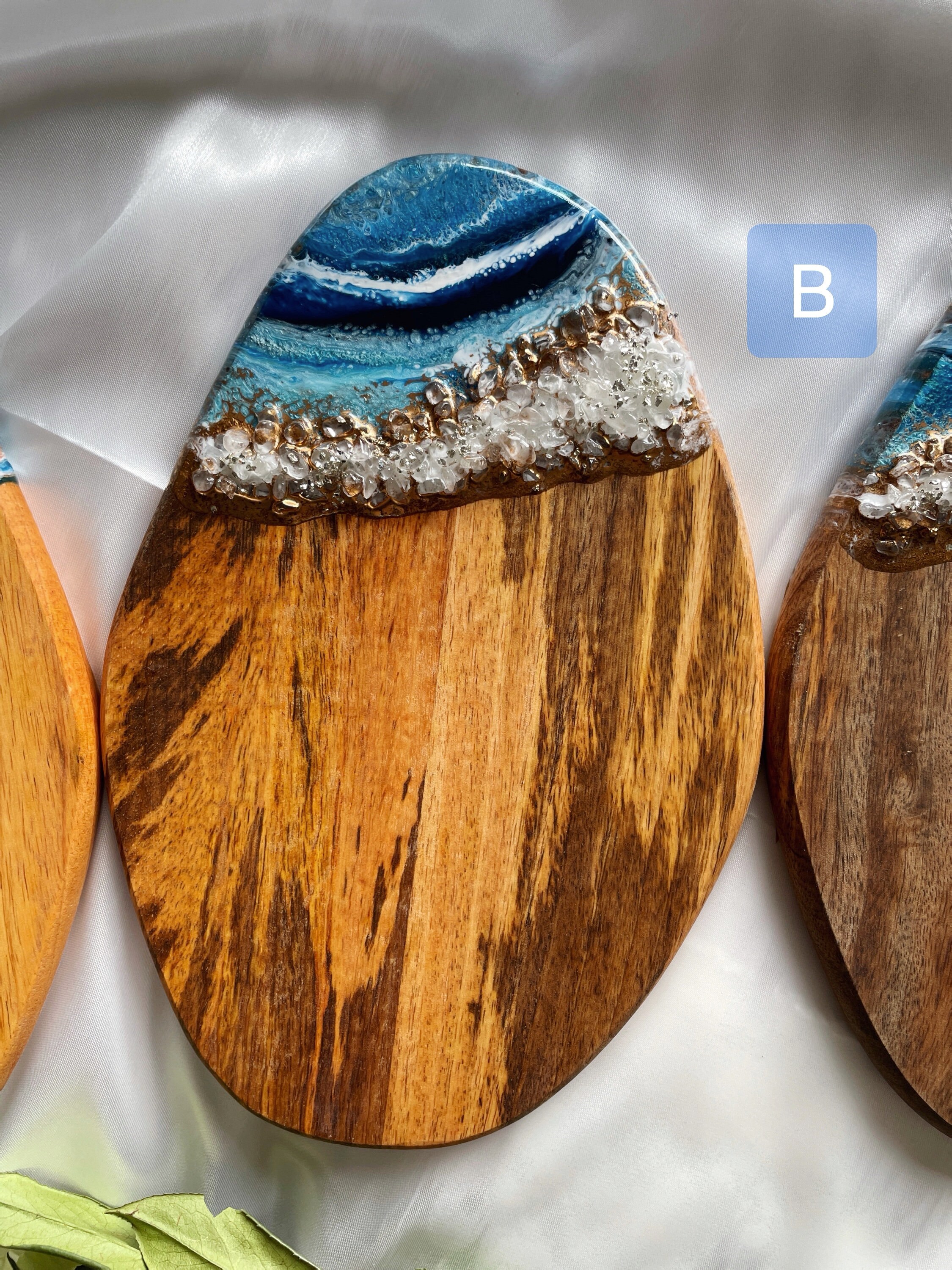 Ocean style resin cheeseboard charcuterie board Epoxy | Etsy