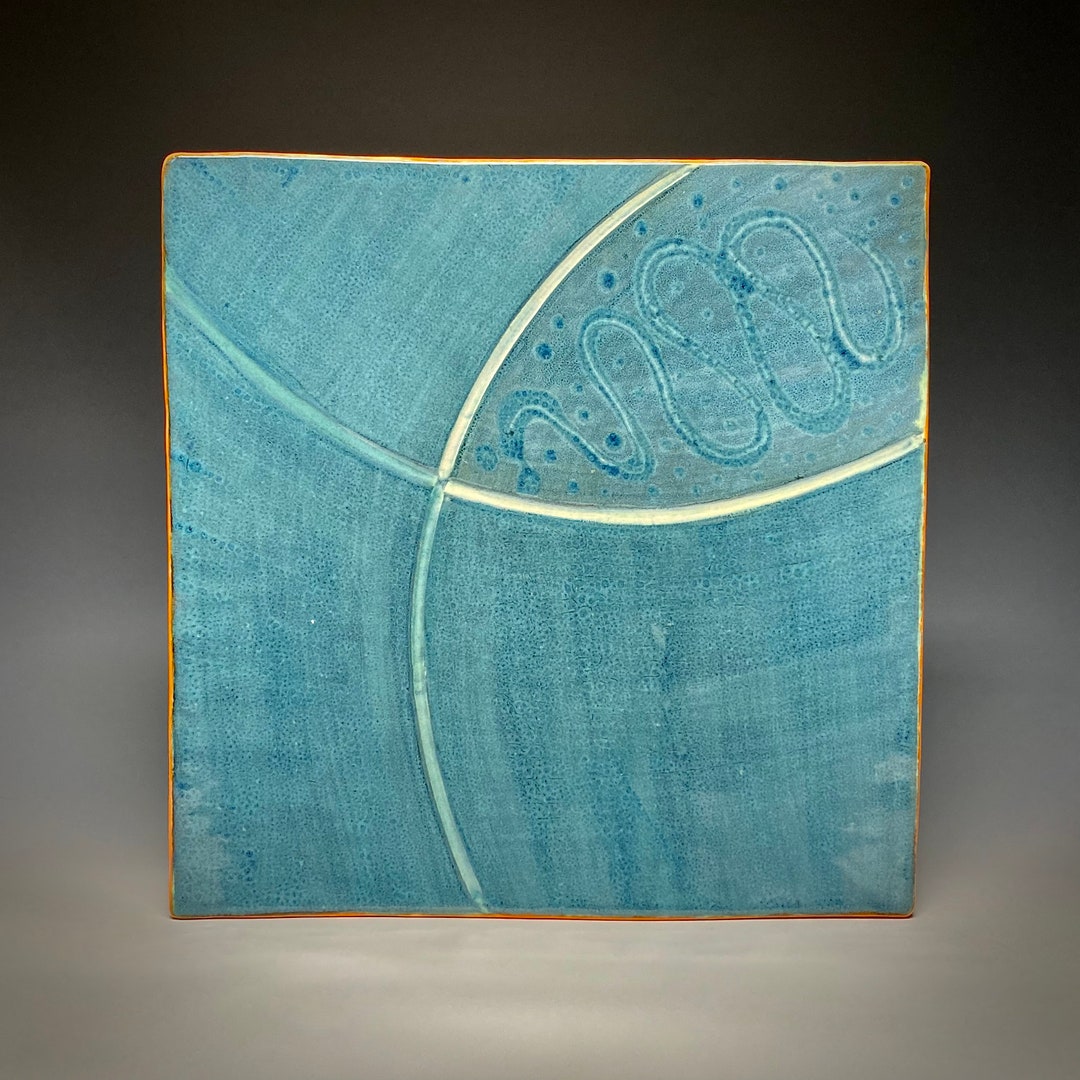 Handmade Ceramic Serving Platter Oneofakind Wheel Thrown Etsy