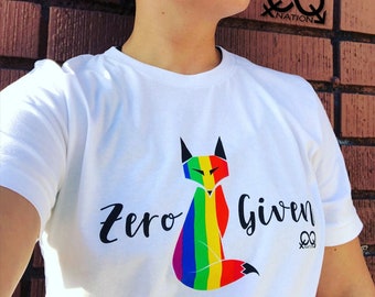 Zero "Fox" Given White T-Shirt Unisex