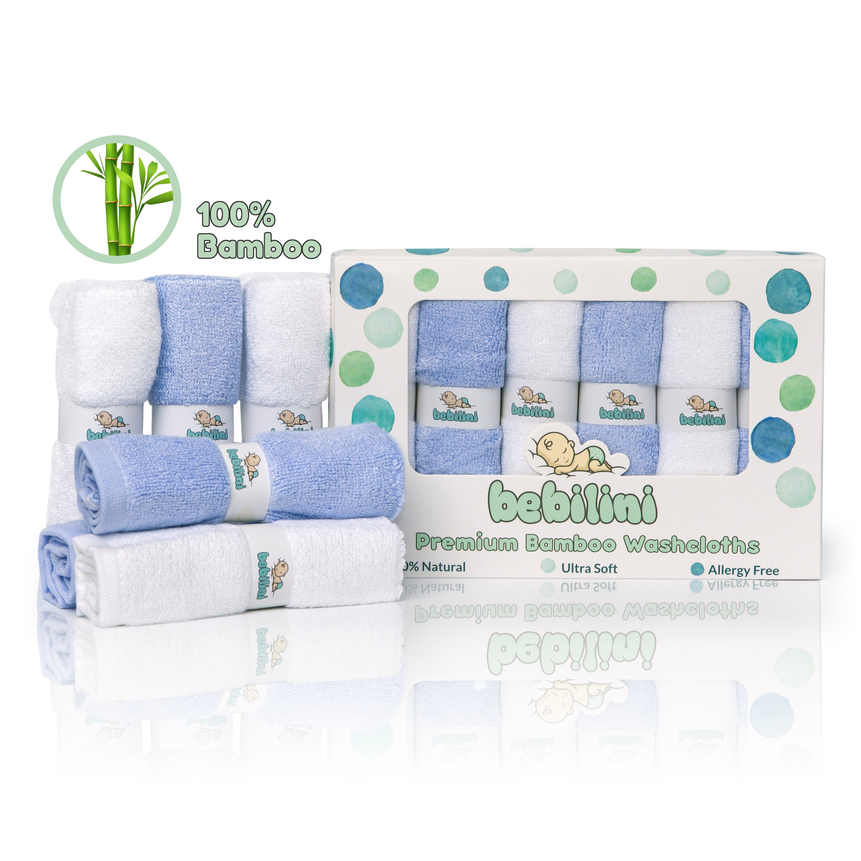 Bamboo Baby Washcloths 6 Pcs Infant Washcloths for Face and Etsy UK