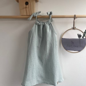 Muslin dress GRÜNE LISBETH Muslin dress for babies and children in sizes 50-140 and many colors