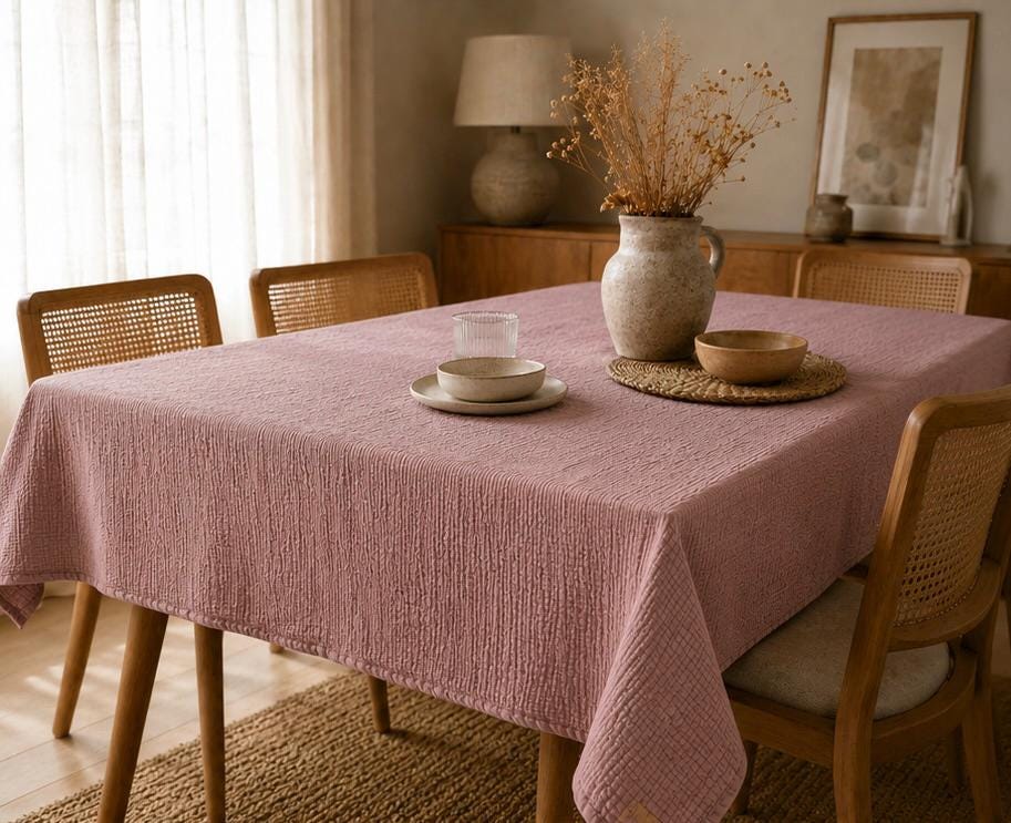 Musselin tischdecke