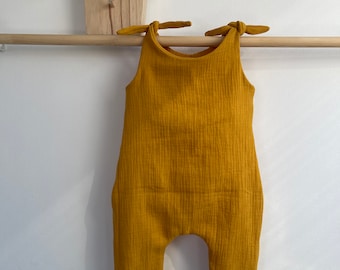 Jumper made of muslin SENF PÜTTI size. 50-128 and available in many fabric variations