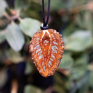 Turquoise/Chrysocolla Pine Cone Pendant Crushed Stone Inlay
