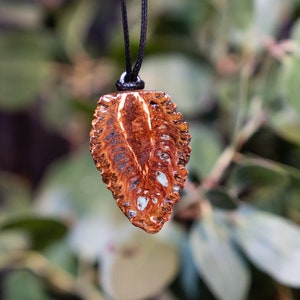 Turquoise/Hematite Pine Cone Pendant Crushed Stone Inlay