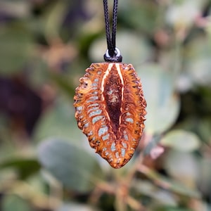 Turquoise/Chrysocolla Pine Cone Pendant Crushed Stone Inlay