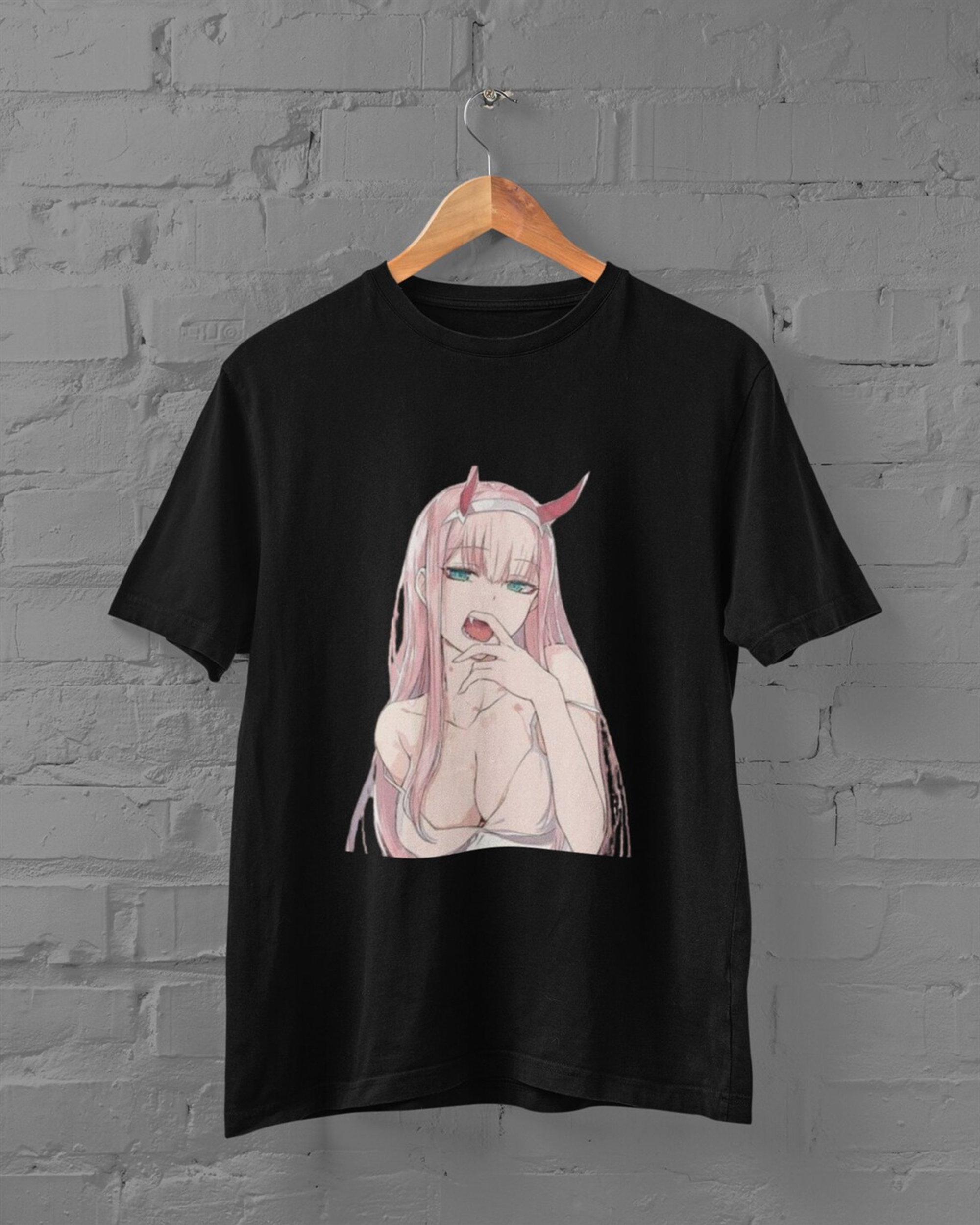 Zero two ahegao clearance hoodie