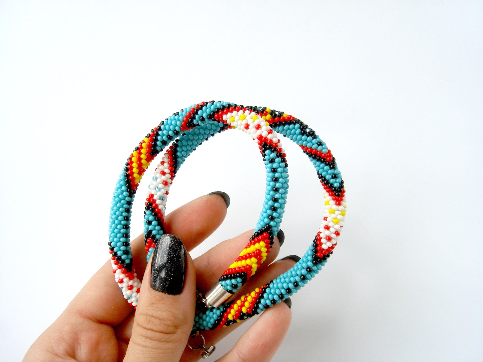 Bead crochet KIT Native american necklace DIY | Etsy