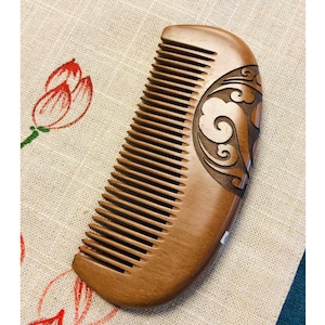 Peach Wood Comb