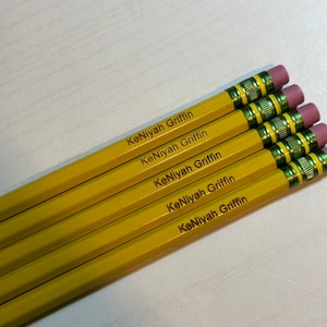 Personalized Pencils | Back to School | Student Gifts | Teacher Gifts| Ticonderoga Pencils