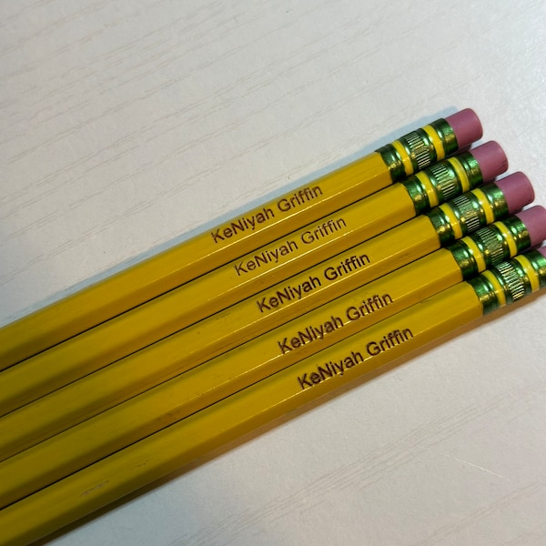 Personalized Pencils | Back to School | Student Gifts | Teacher Gifts| Ticonderoga Pencils