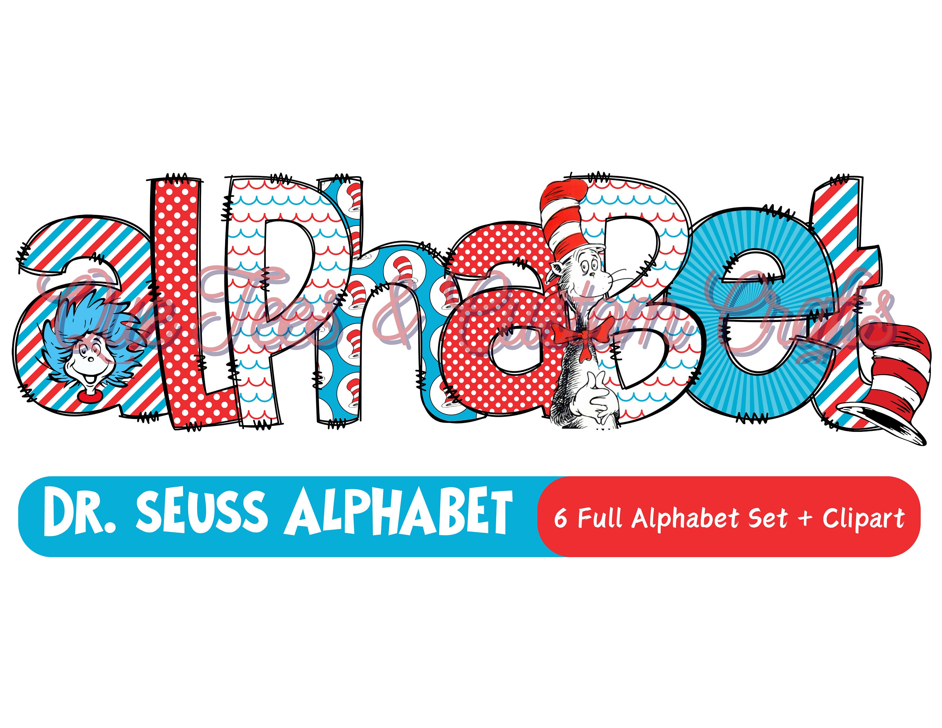 Dr. Suess Alphabet Doodle dr. Suess Bundle, Read Across America Dr ...