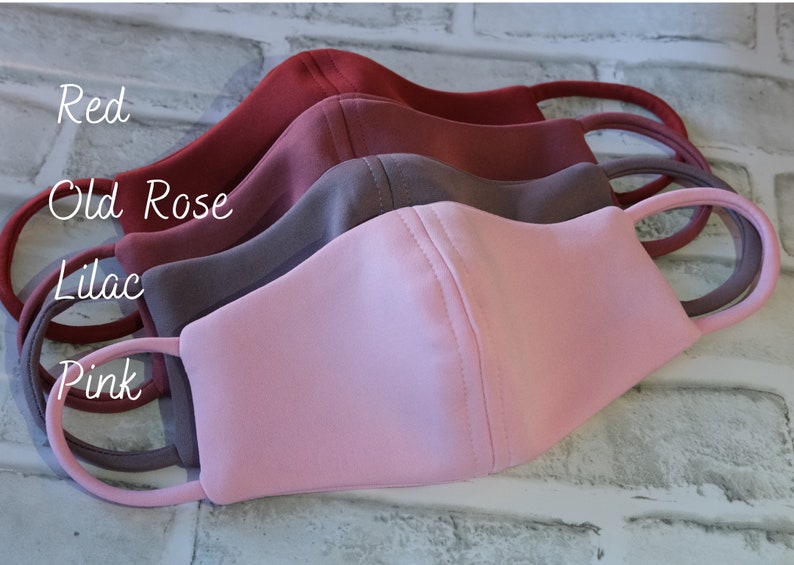 Ultra Soft Face Mask with Filter Pocket Breathable Neoprene or Etsy