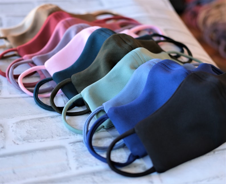 Ultra Soft Face Mask with Filter Pocket Breathable Neoprene or Etsy