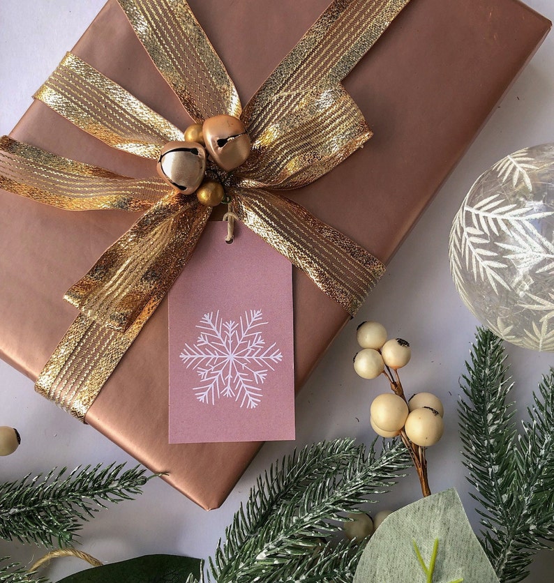 Boho Christmas Gift Tags Set of 8 Printable Holiday Gift - Etsy