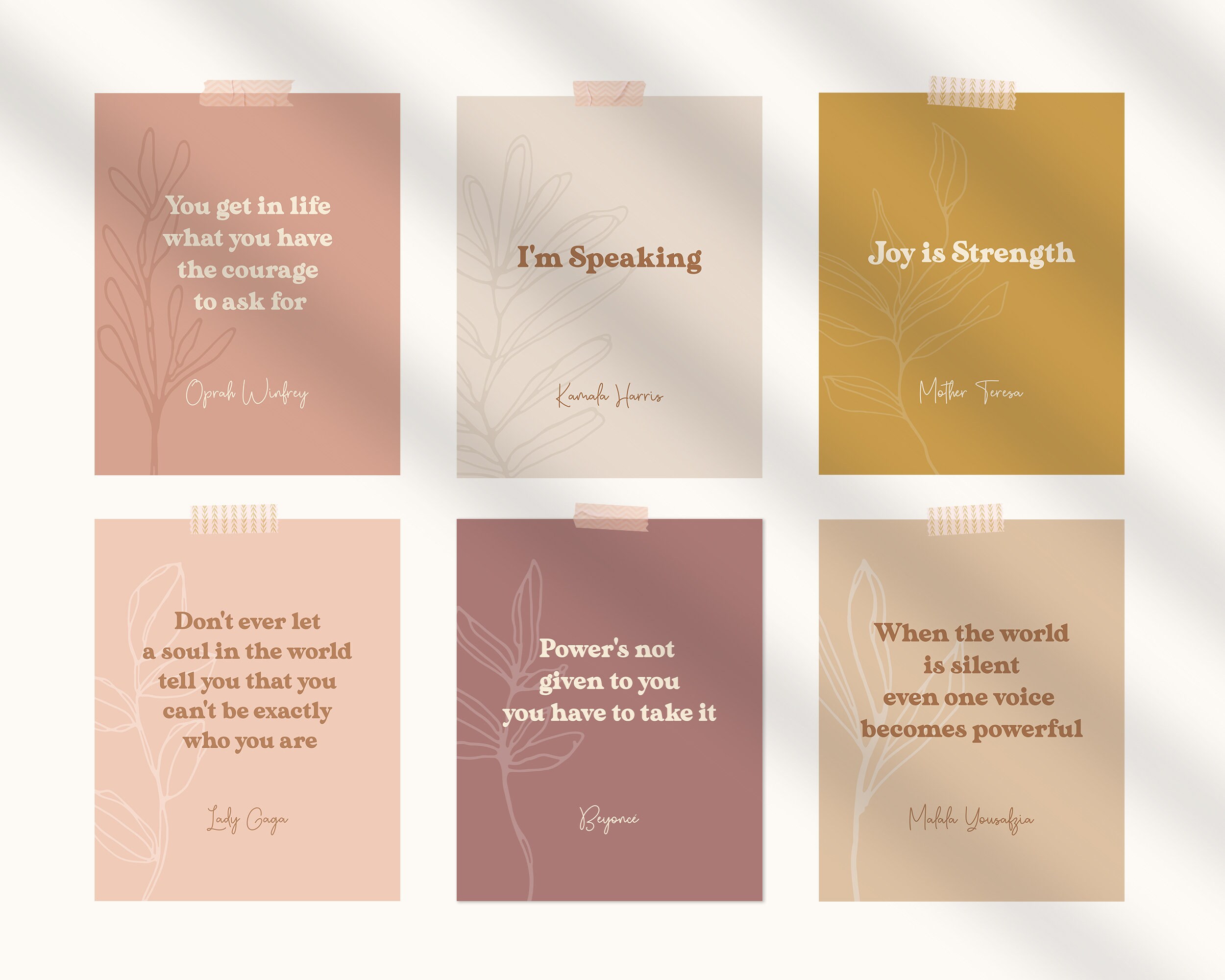 Citaten sterke vrouwen inspirerende leider - set van 12, vrouwelijke  empowerment kantoorinrichting, motiverende citaten afdrukbare muurkunst,  SWQ - Etsy België, image size:2500x2000