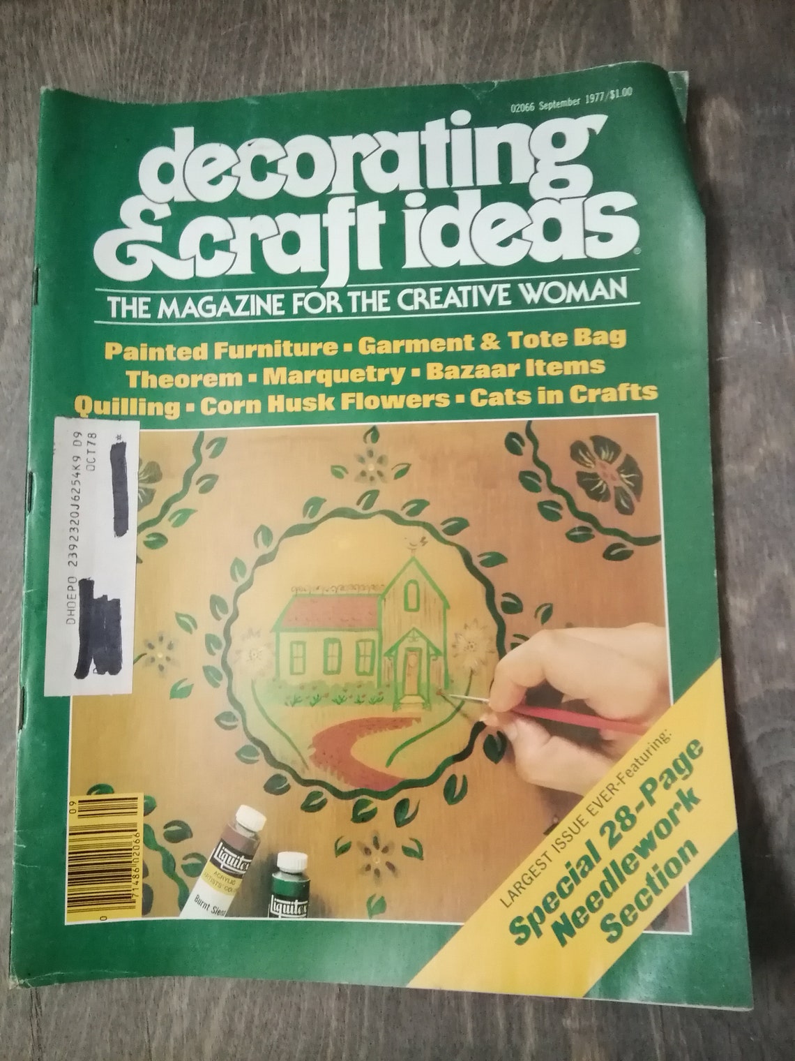 Decorating & Craft Ideas Magazine 1977 | Etsy