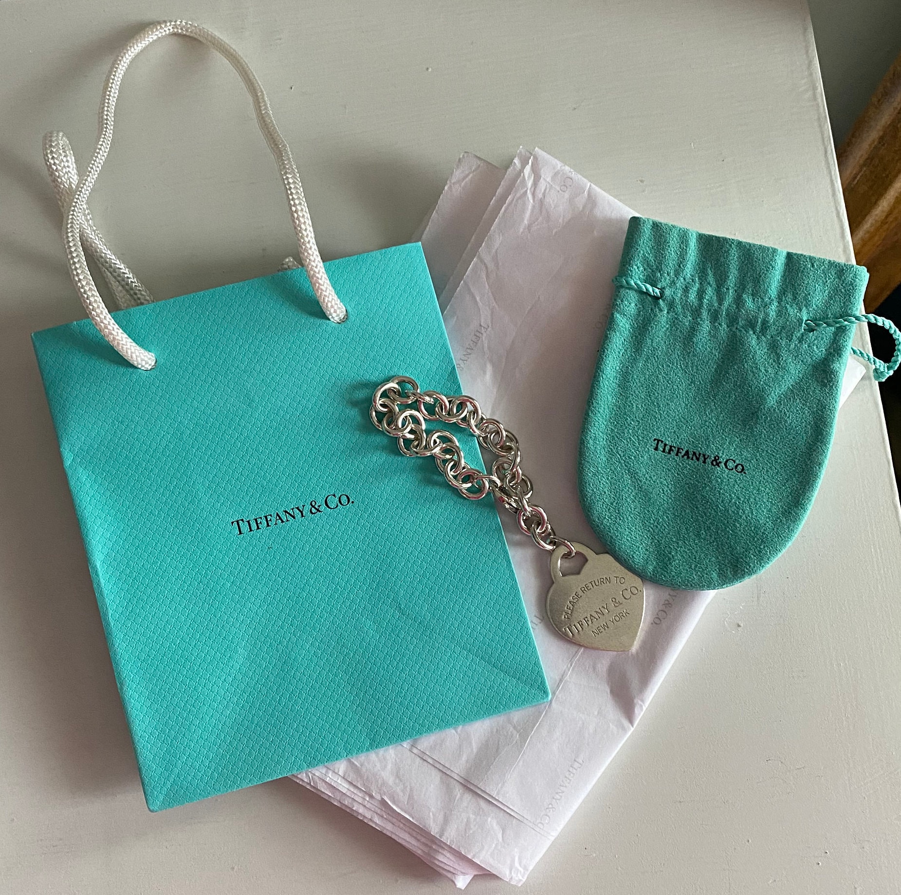 Authentic Tiffany Jewelry Pouch / Dust Bag - different sizes available