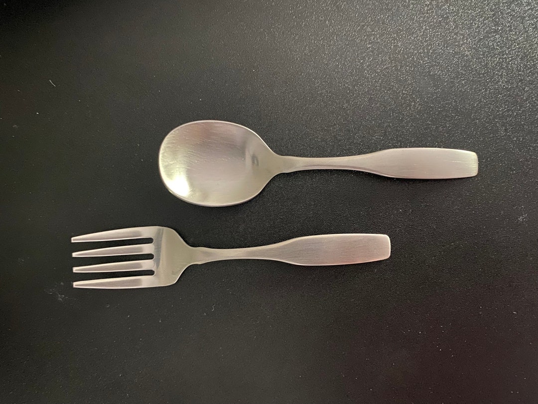 Vintage Community Stainless Baby Spoon and Fork Set. Etsy