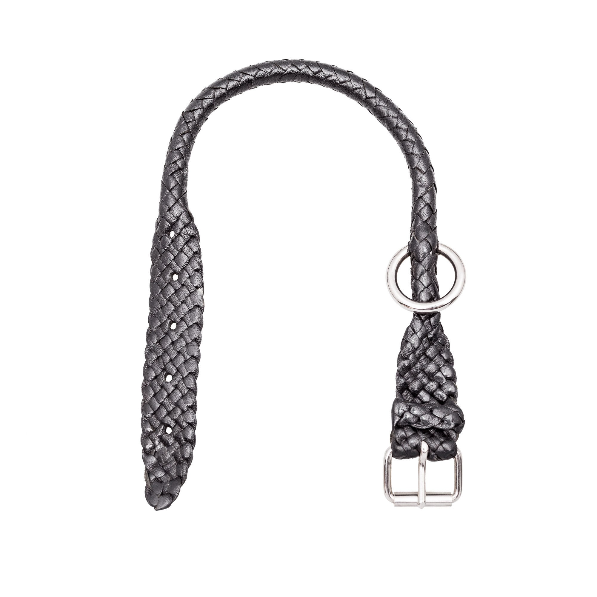 Dog Collar Braided Kangaroo Leather Etsy Australia