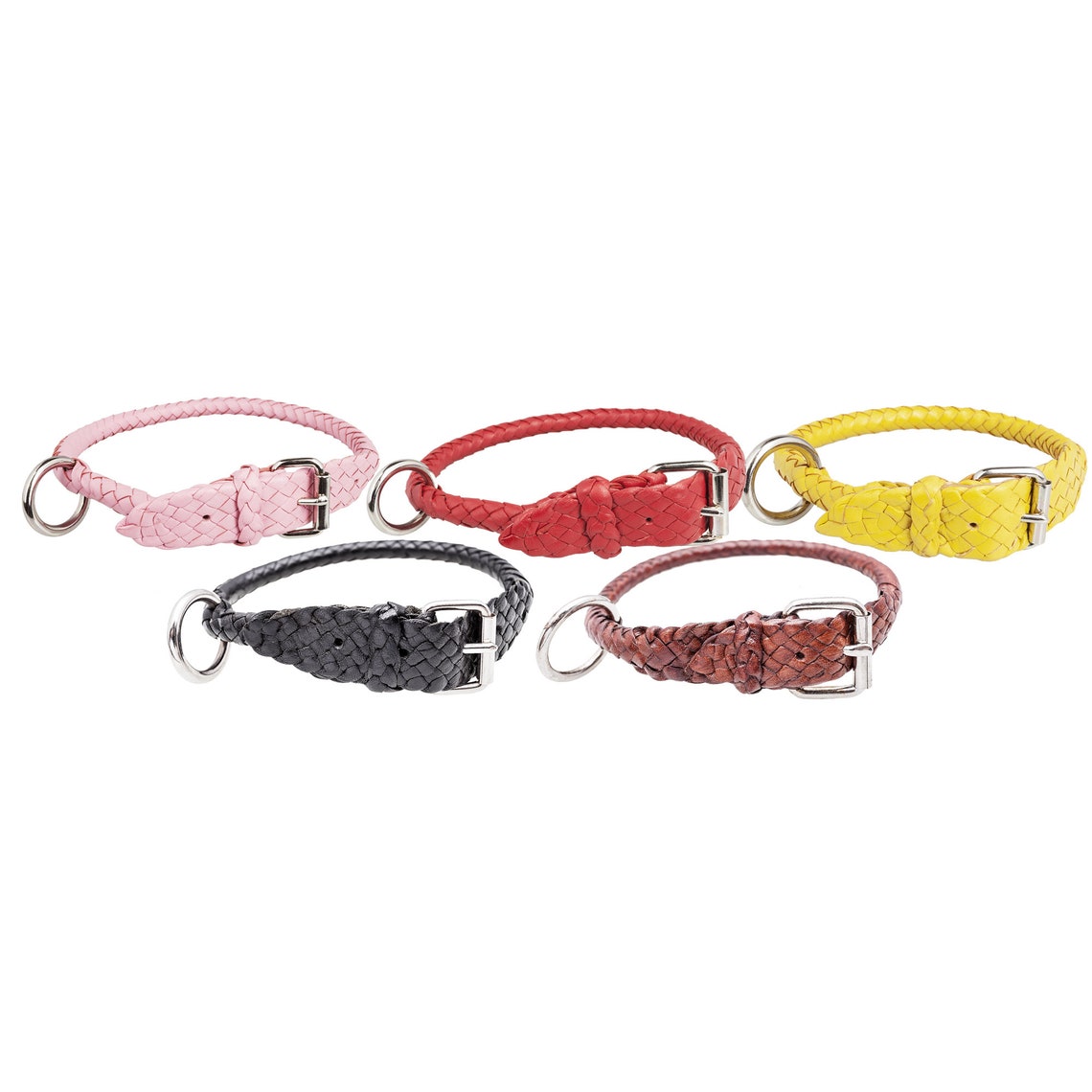 Dog Collar Braided Kangaroo Leather Etsy Australia