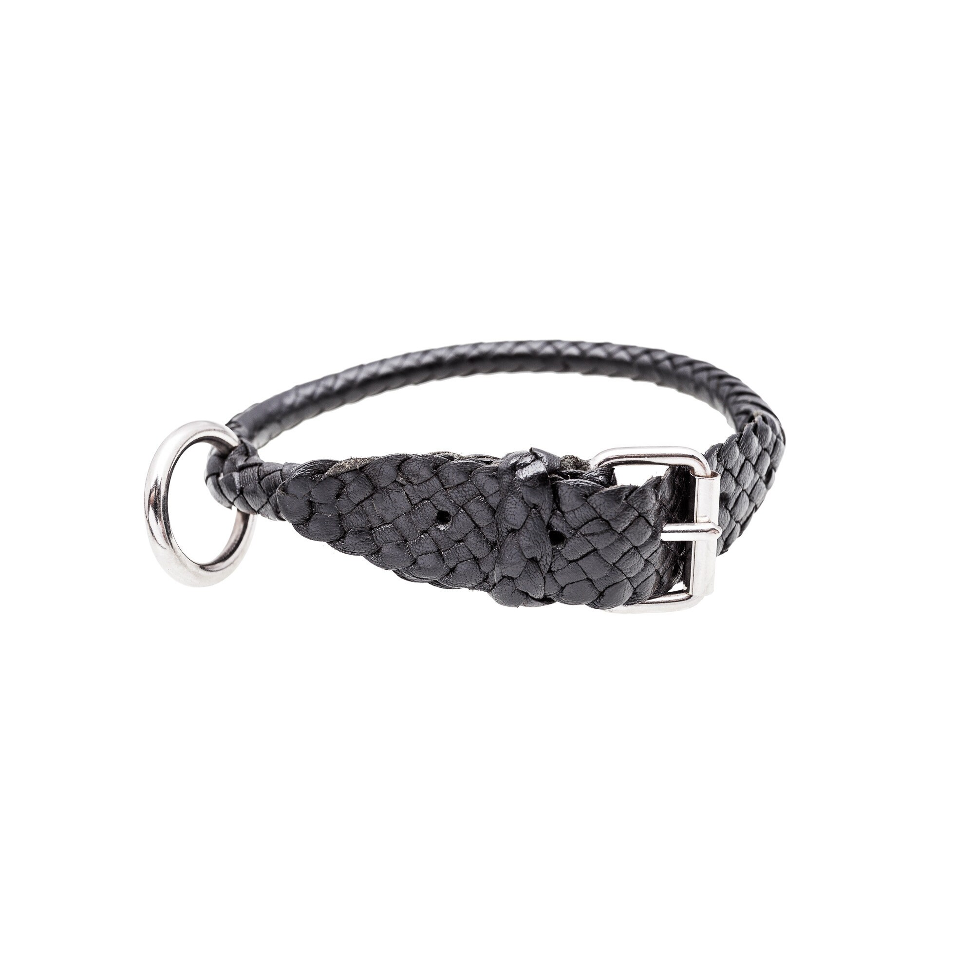 Dog Collar Braided Kangaroo Leather Etsy Australia