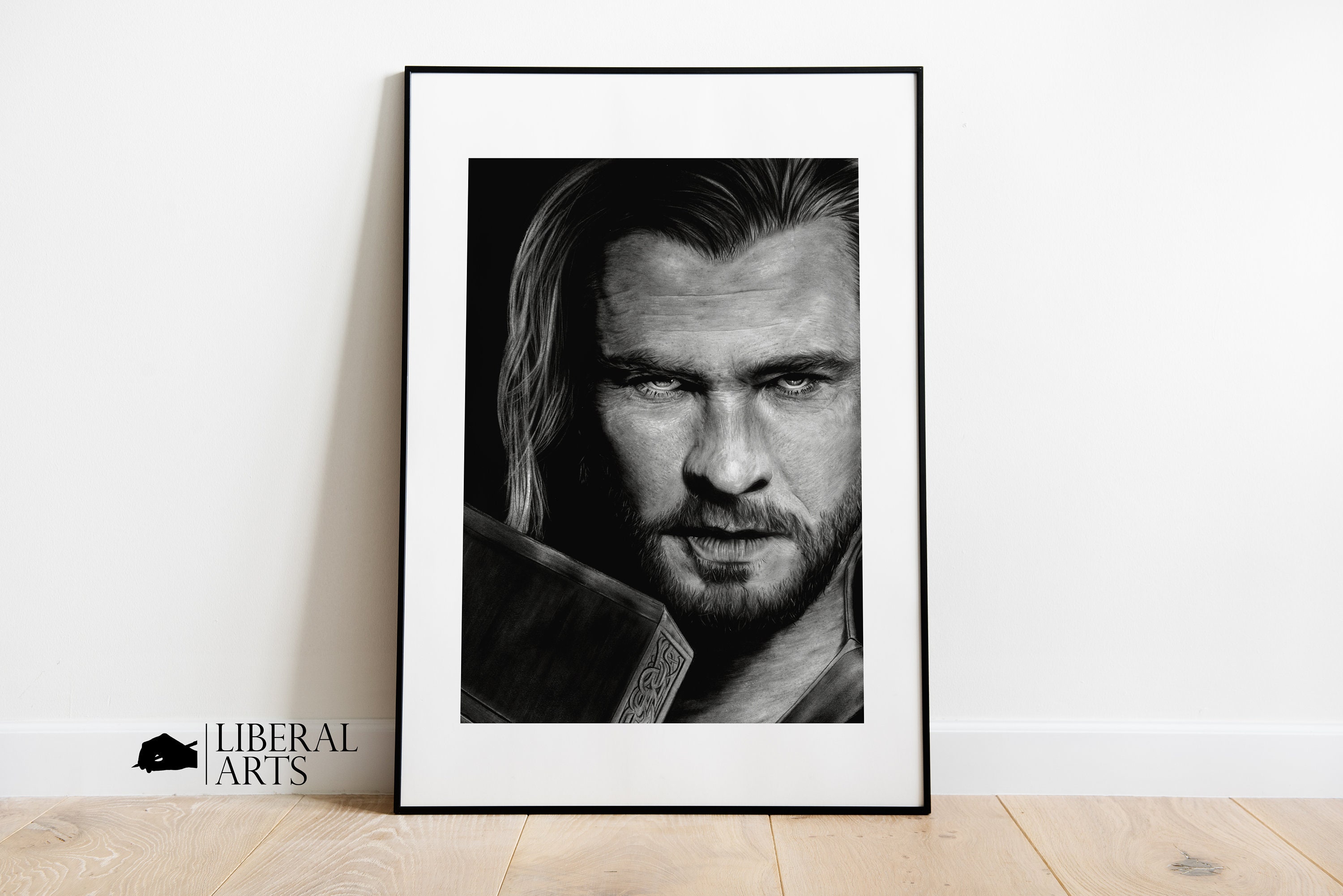 Chris Hemsworth Thor drawing by Thingvold on DeviantArt