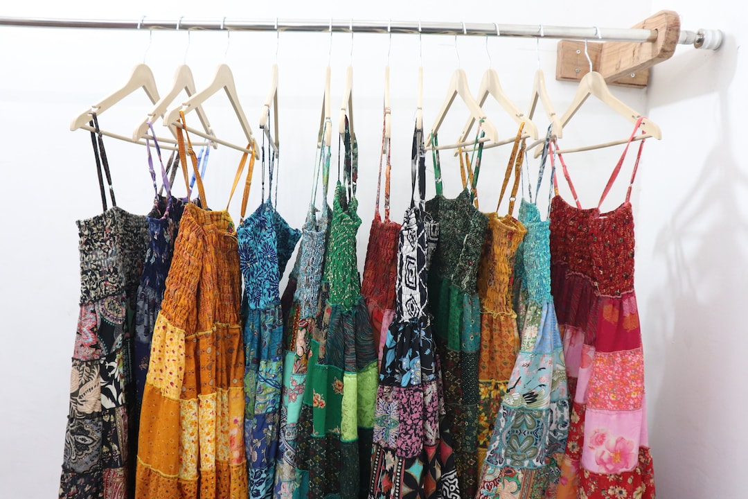 Maisie - Boho Patchwork Longline Midi Dress main image 1