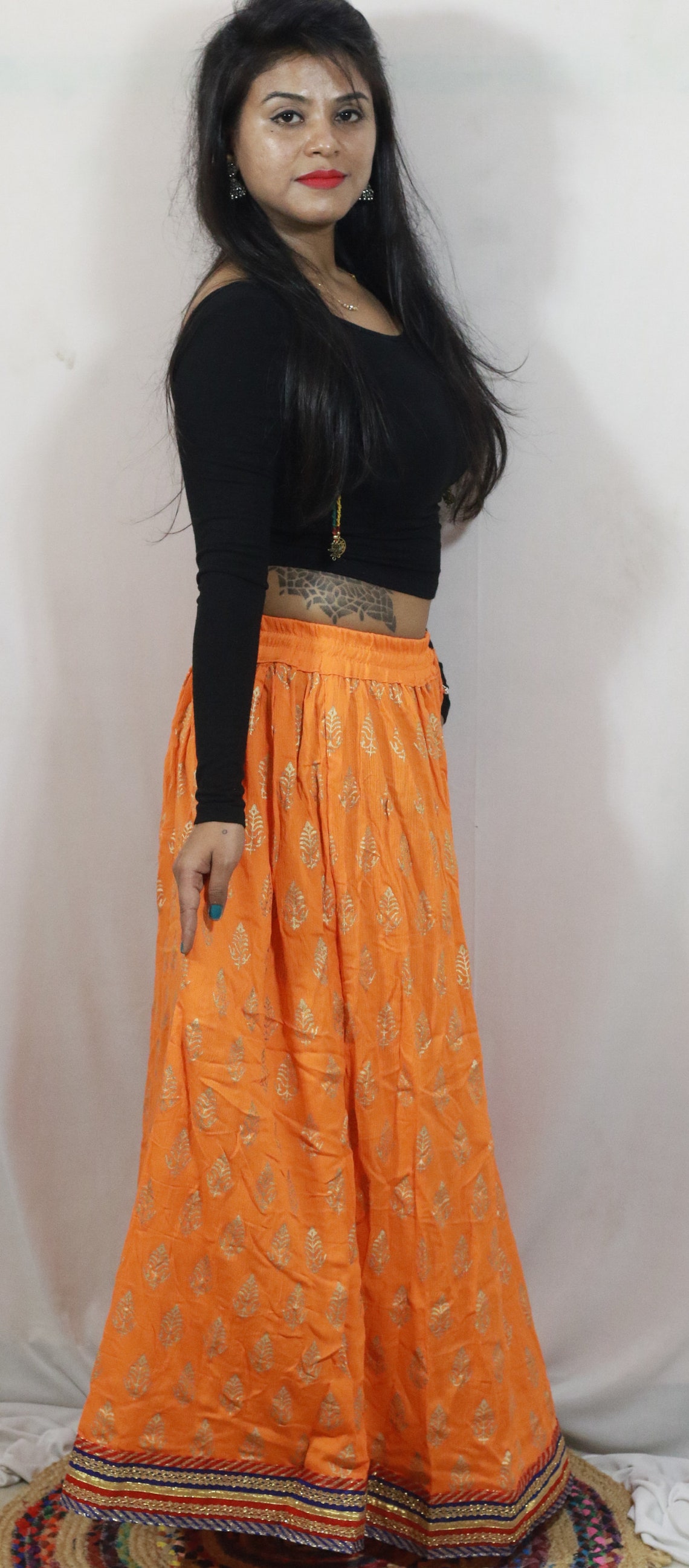 Women Long Skirt India Traditional Clothing Designer for Etsy