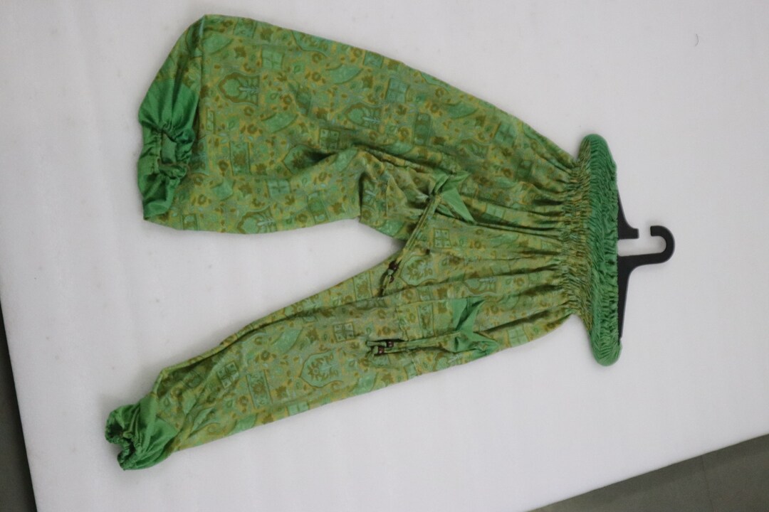 BOHO HAREM Pants Flowy Yoga Pantshippie Trousers Bohemian Etsy