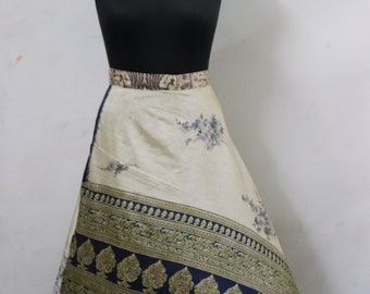 Indian Silk Wrap Skirt , Skirt For Women , Women Wear Skirt , Gypsy Skirt , Bohemian Skirt , Women Wear Dress, Gift For Her